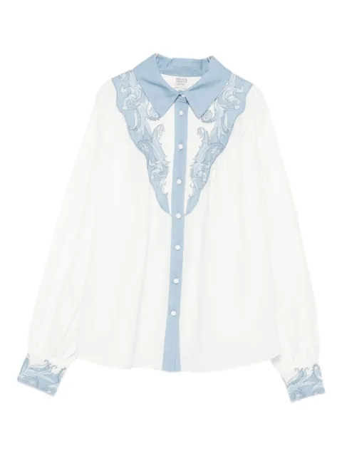 Hemant And Nandita embroidered-cuff blouse