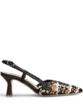 L Arianna leather pumps - Brown