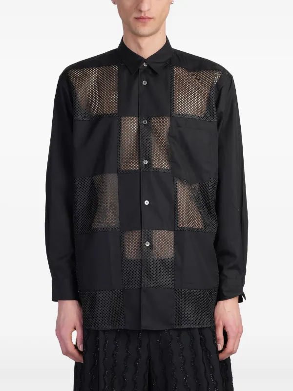 COMME des GARÇONS HOMME PLUS スナップボタンシャツ Comme Des Garçons Homme Plus ボタン シャツ | ブラック