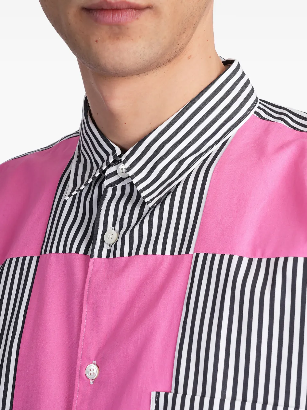 Comme des Garçons Homme Plus Katoenen overhemd Zwart