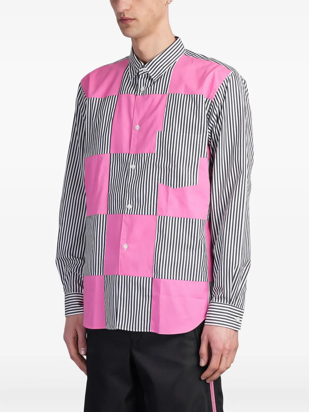 Comme des Garçons Homme Plus Katoenen overhemd Zwart