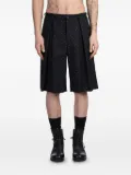 Comme des Garçons Homme Plus polka-dot print shorts - Black
