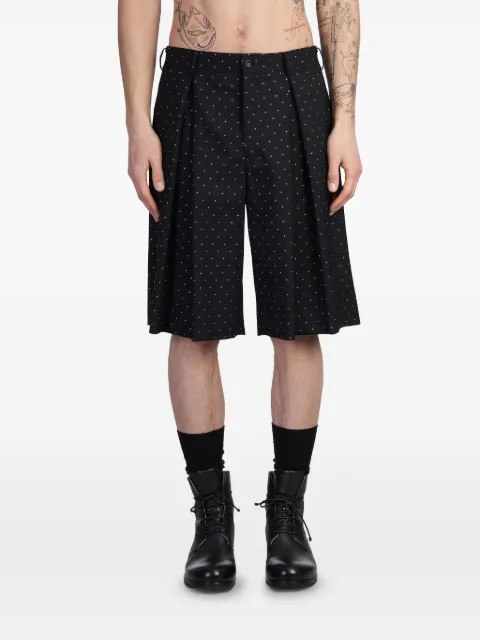 Comme des Garçons Homme Plus polka-dot print shorts 