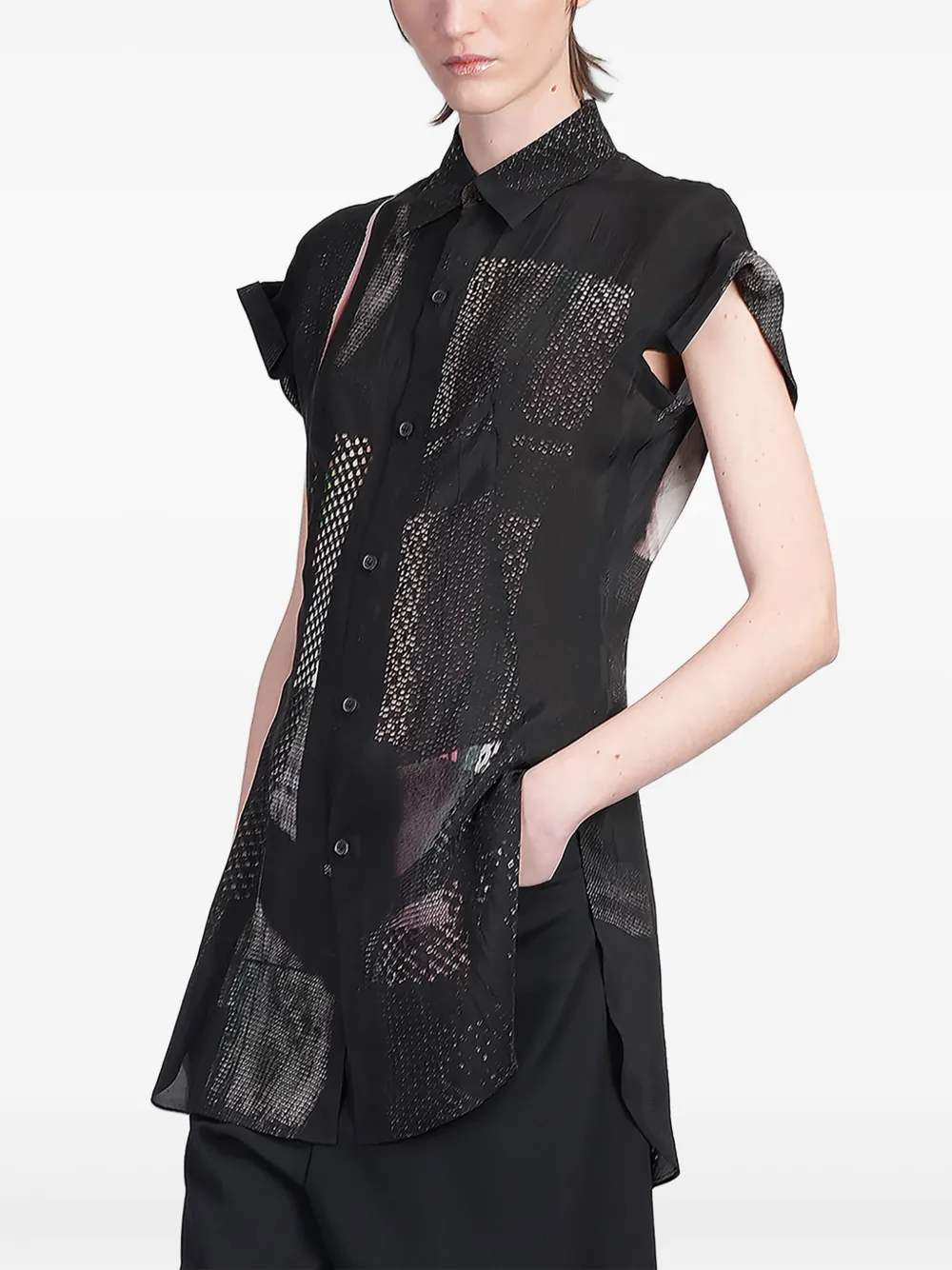 Y's Short-sleeve Shirt In Black