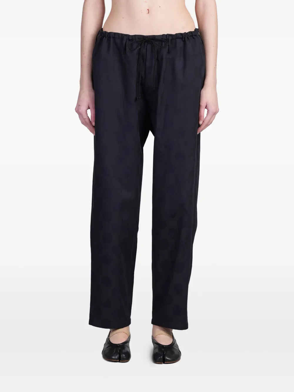 Y's Cotton Trousers In Black