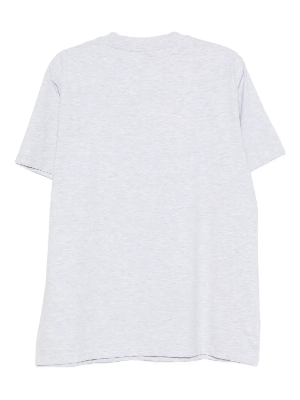 Family First embroidered cotton T-shirt Grijs