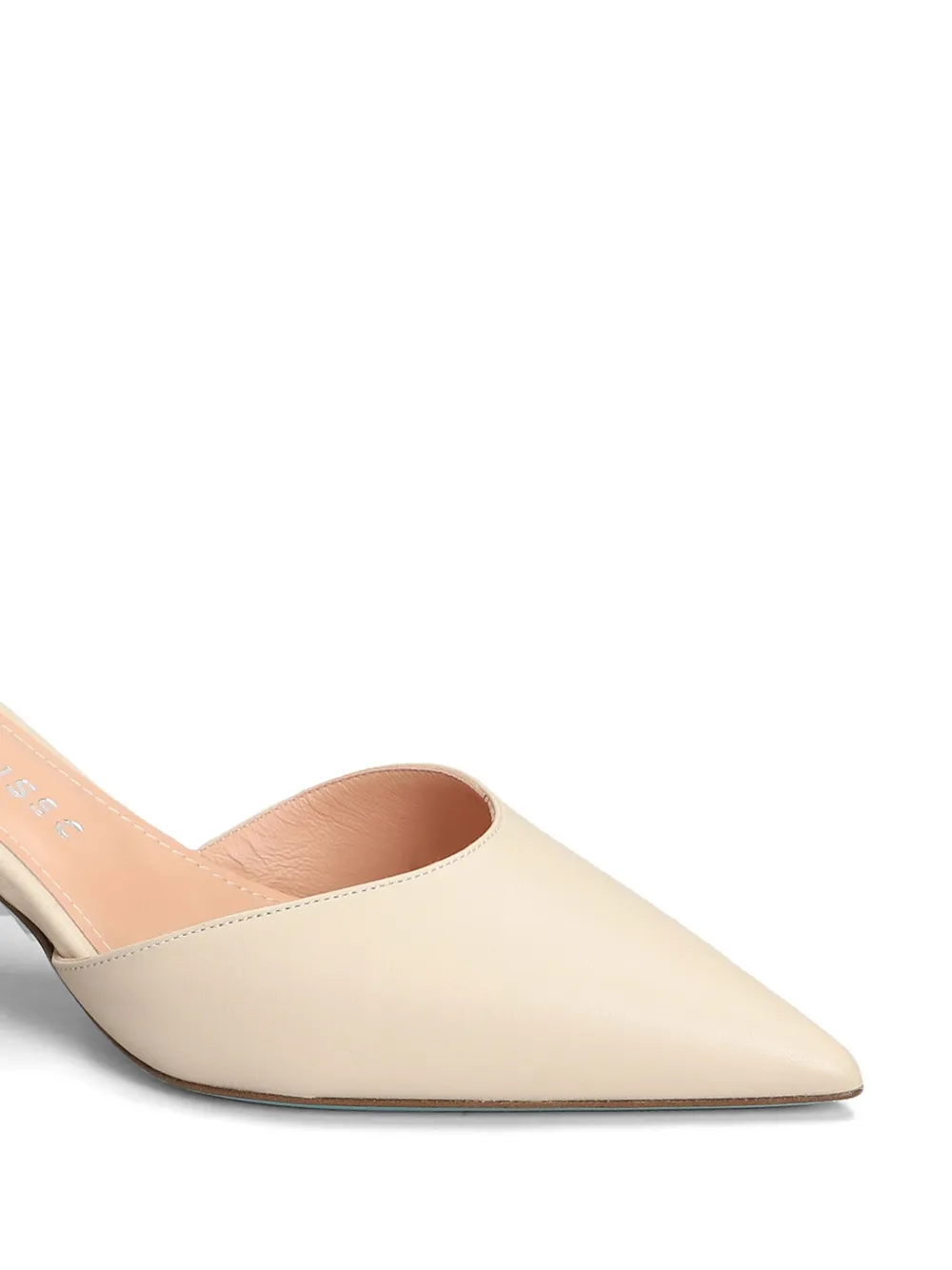 Fratelli Russo 60mm leather pumps Neutrals