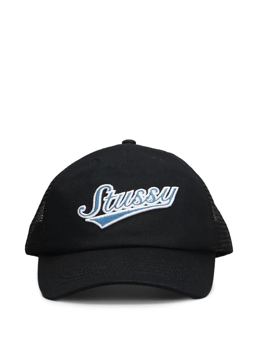 Stüssy Pet met geborduurd logo Zwart
