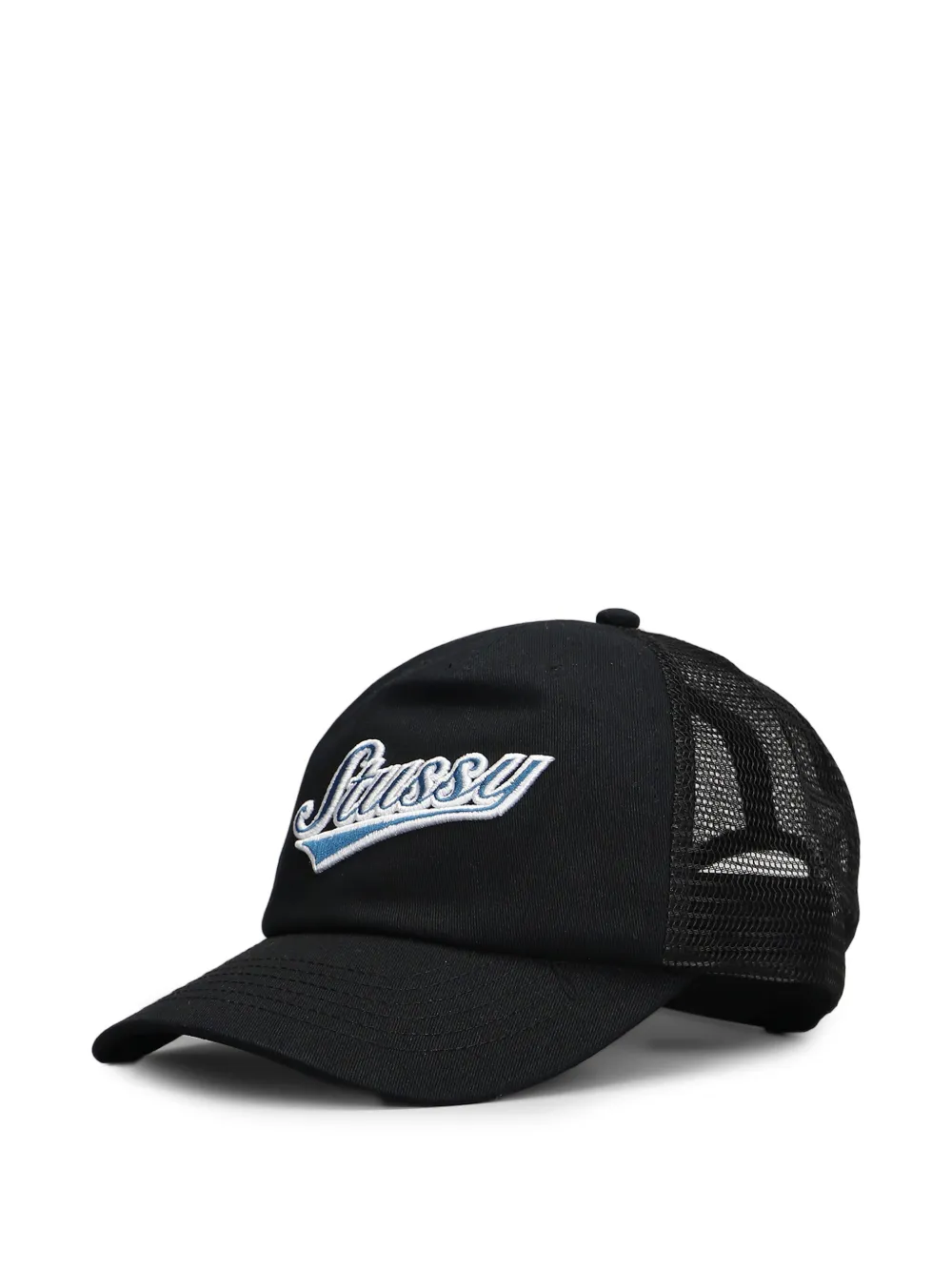 Stüssy Pet met geborduurd logo Zwart
