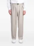 White Sand pleat-detailed trousers - Neutrals