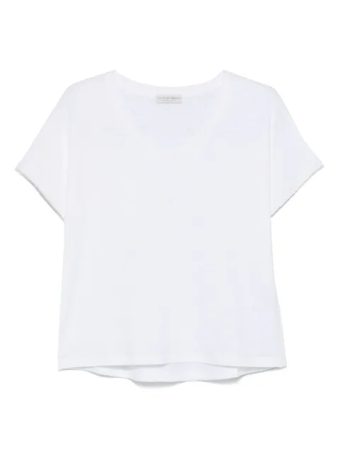 Le Tricot Perugia sequined-trim T-shirt