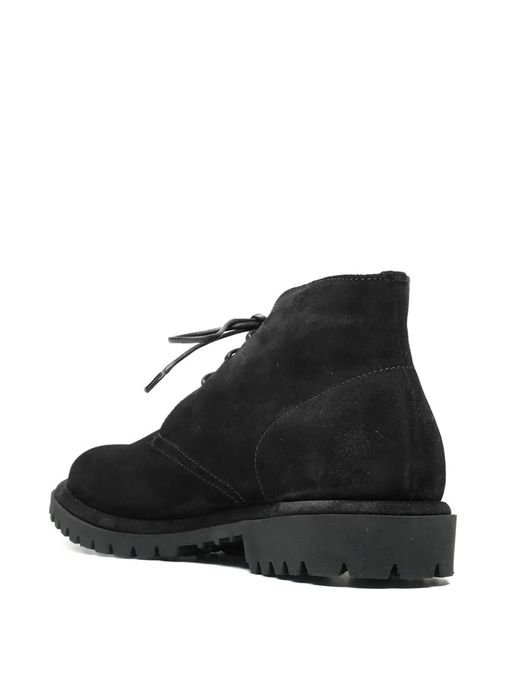 Officine Creative Spectacular suede desert boots Black