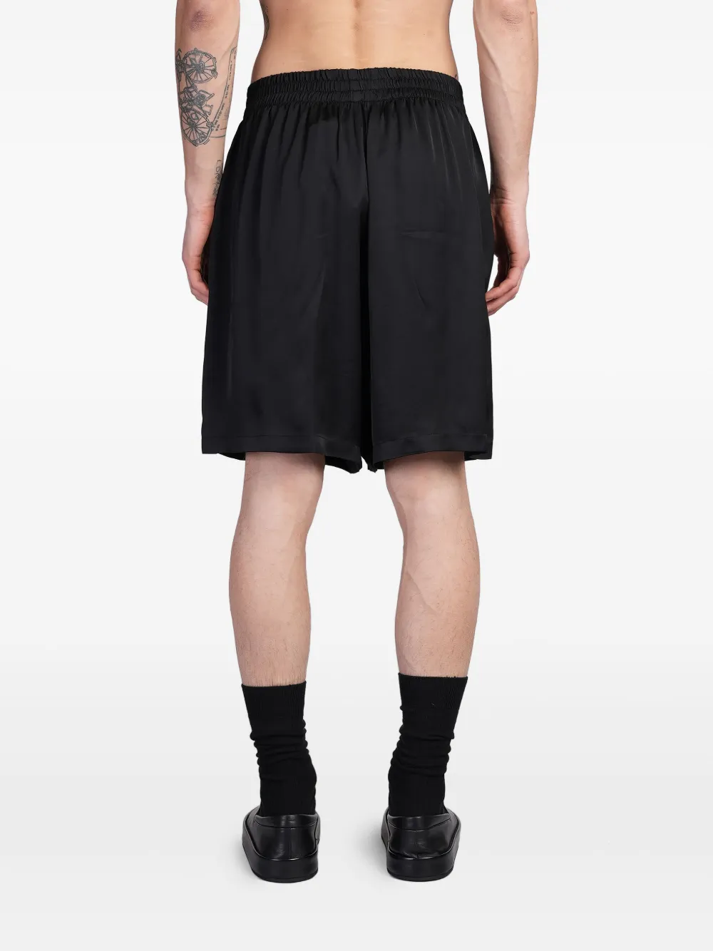 Ih Nom Uh Nit Shorts met logoprint Zwart
