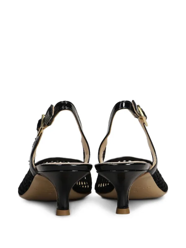 FABIO RUSCONI メッシュスリングバックパンプス　38 Fabio Rusconi メッシュ スリングバック パンプス 50mm