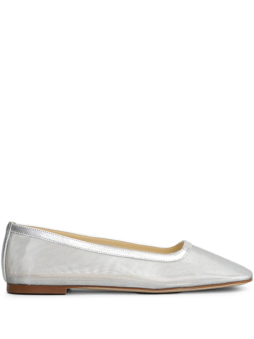 mesh ballet flats