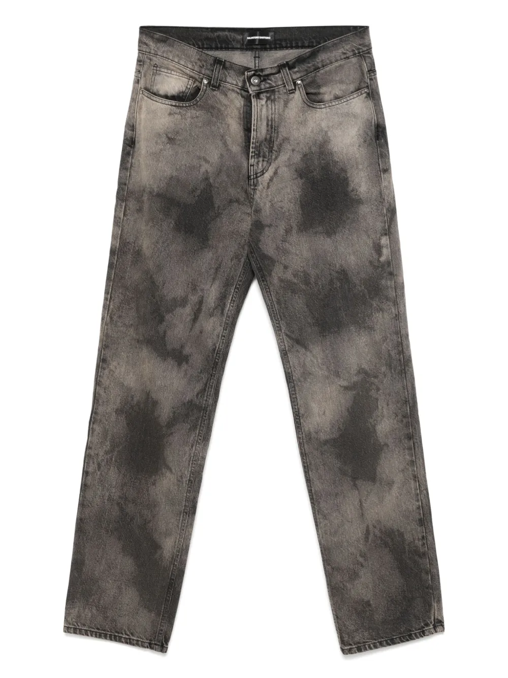 Salvatore Santoro Jeans met marmer-effect Grijs
