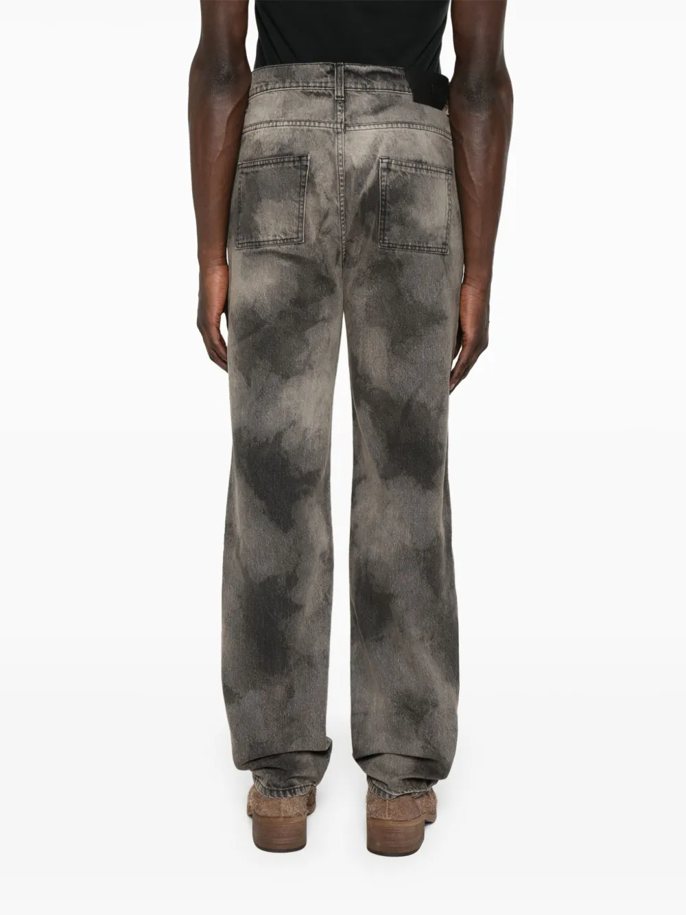 Salvatore Santoro Jeans met marmer-effect Grijs