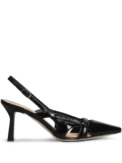 Julie Dee 80mm leather pumps