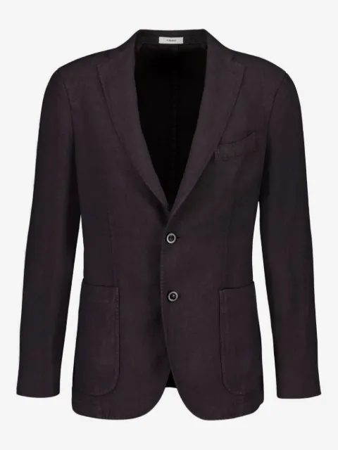 Boglioli single-breasted linen blazer