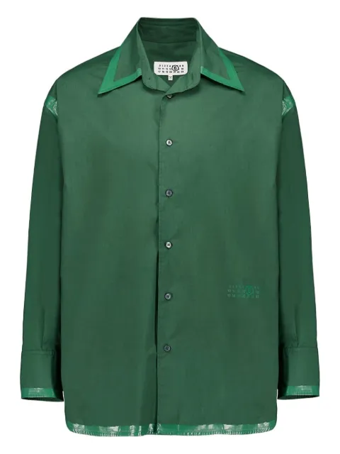 MM6 Maison Margiela button-up cotton shirt