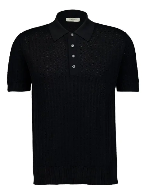 Piacenza Cashmere ribbed-knit polo shirt
