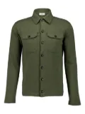 Piacenza Cashmere button-up pocket shirt - Green