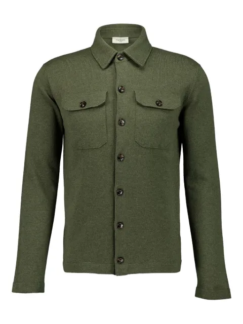 Piacenza Cashmere button-up pocket shirt