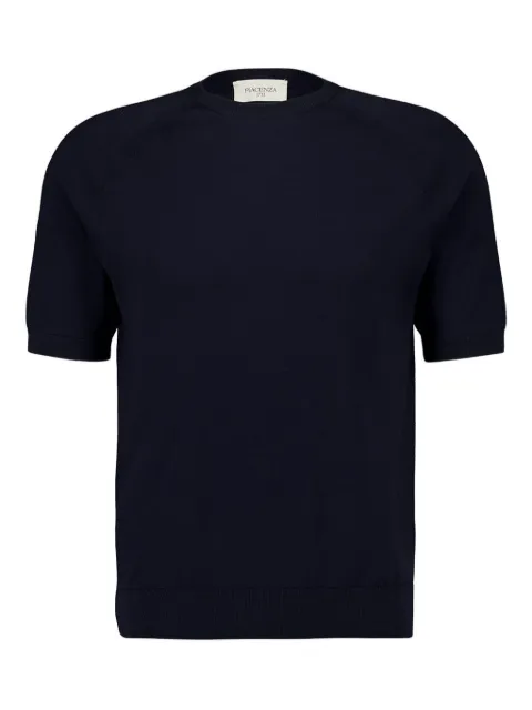 Piacenza Cashmere short-sleeved crew-neck sweater