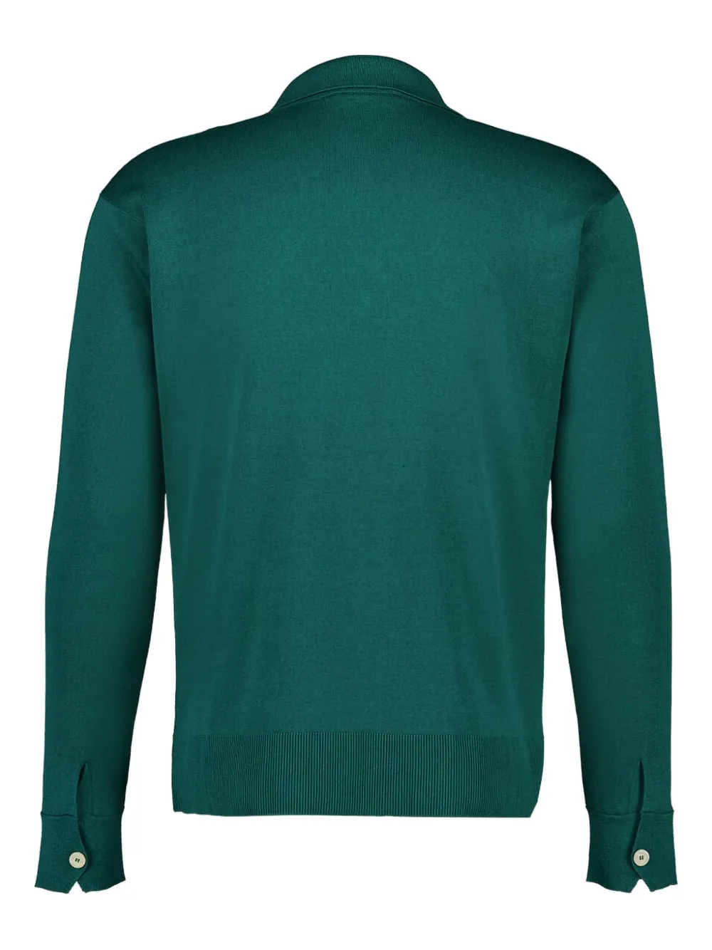 Piacenza Cashmere Overhemd met zak met knopen - Groen