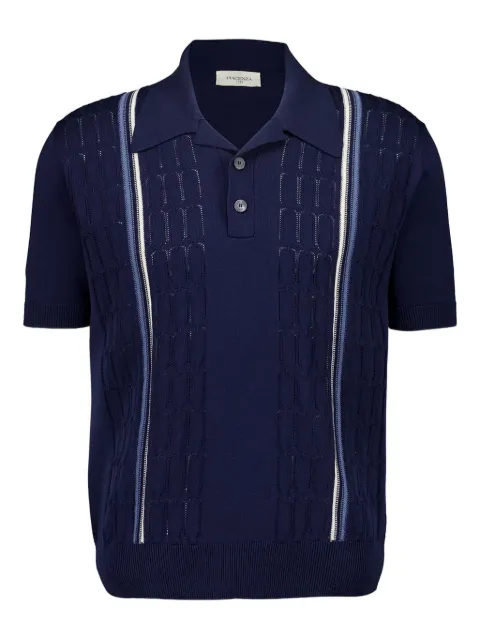 Piacenza Cashmere short-sleeve cotton polo shirt