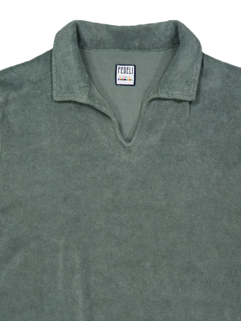 Fedeli terry-cloth T-shirt Groen