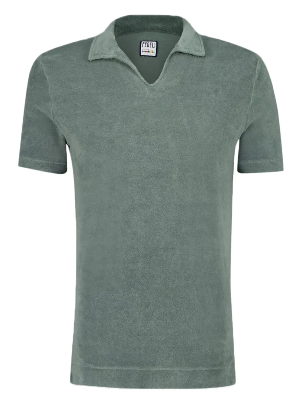 Fedeli terry-cloth T-shirt | Green | Image 1