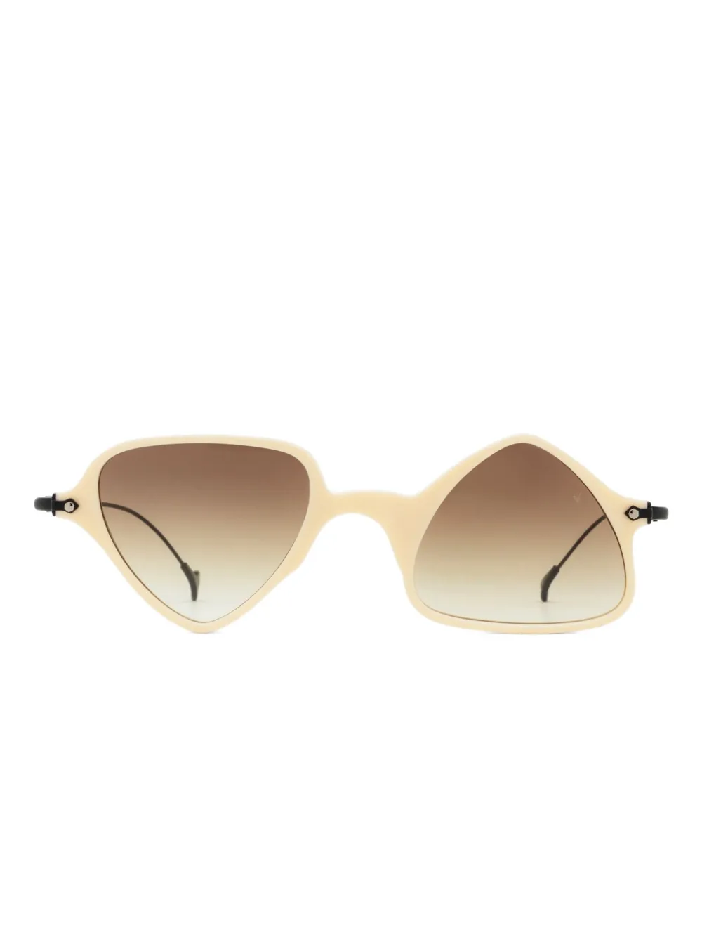 Eyepetizer Twiggy geometric-frame sunglasses | Neutrals | Image 1