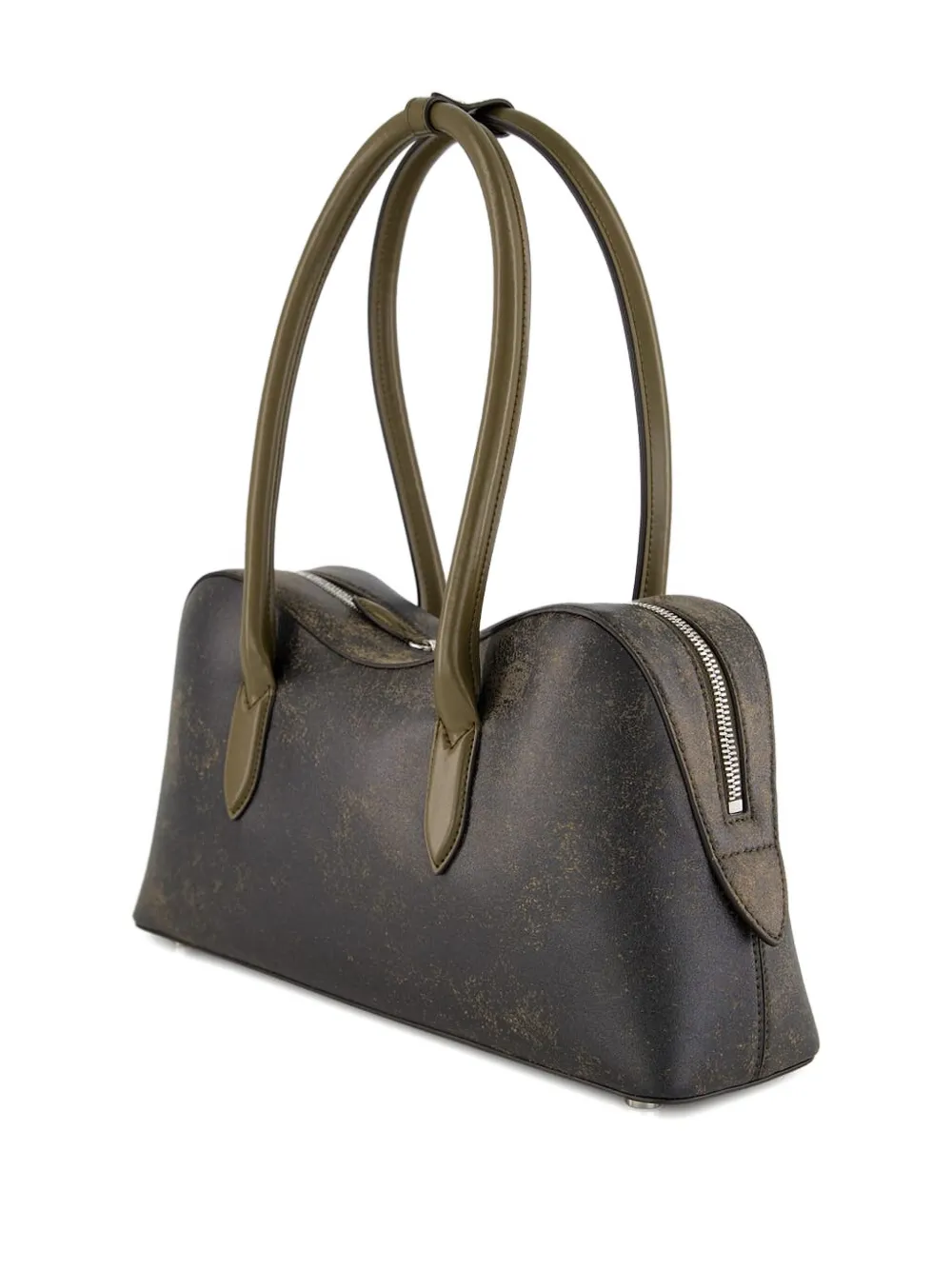 Stella McCartney Ryder shopper met Trompe O'Loeil-print en handvatten Bruin
