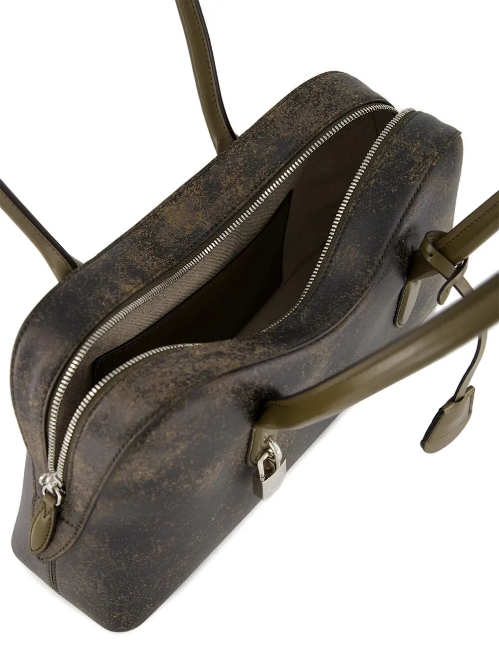 Stella McCartney Ryder shopper met Trompe O'Loeil-print en handvatten Bruin