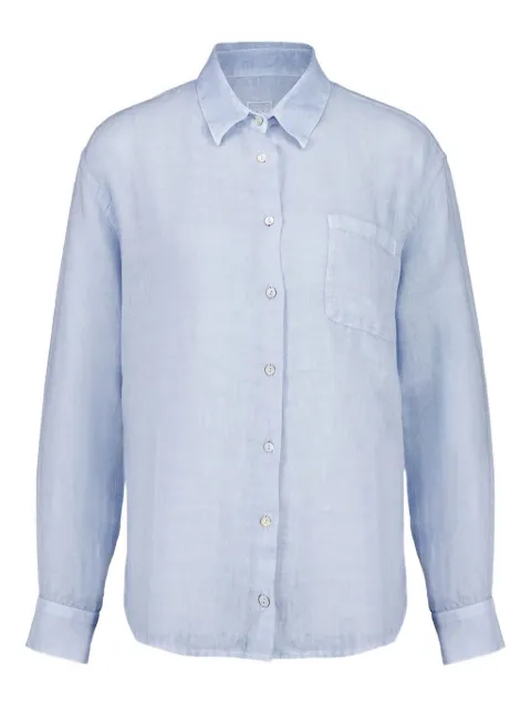 120% Lino long-sleeve button-up shirt