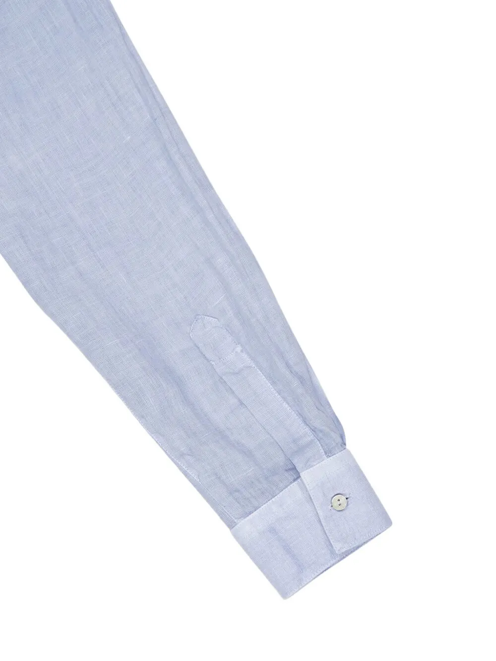 120% Lino Button-up blouse Blauw