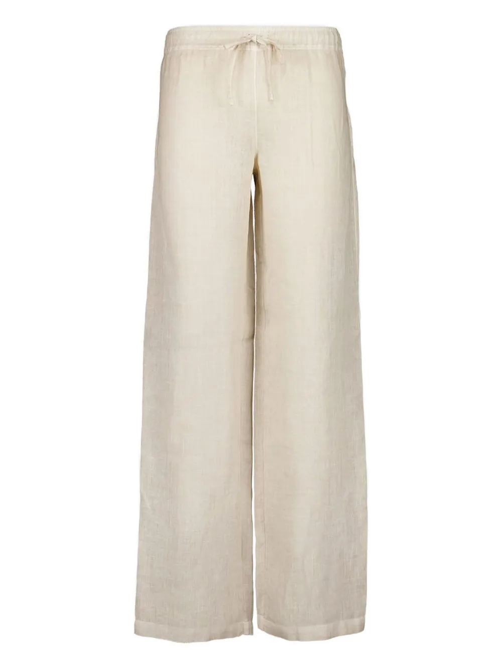 drawstring linen trousers