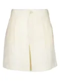 120% Lino pleated linen shorts - Neutrals