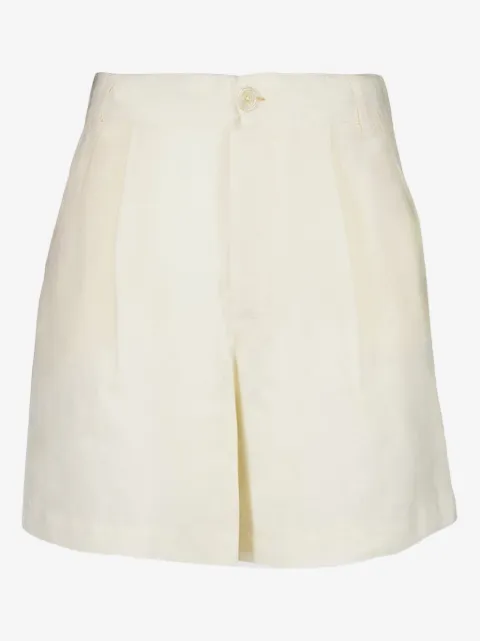 120% Lino shorts con pinzas