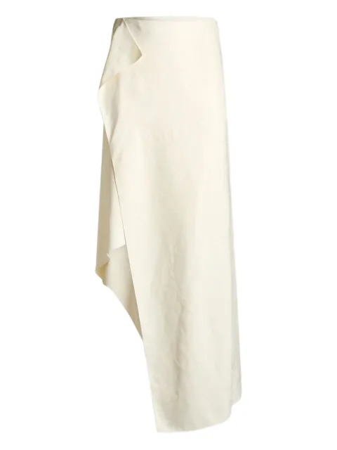 ETRO asymmetric midi skirt