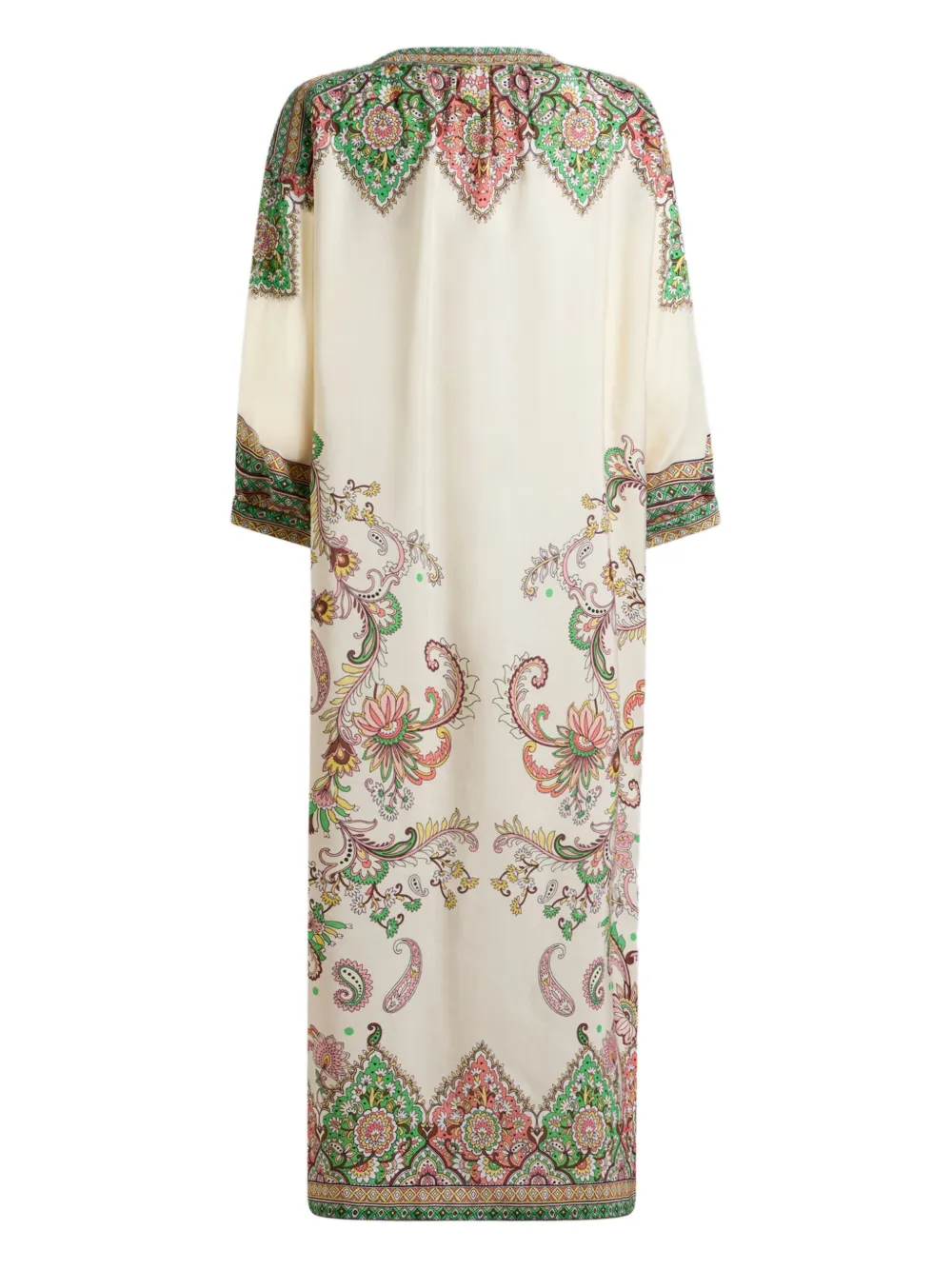 ETRO Midi-jurk met paisley-print Beige