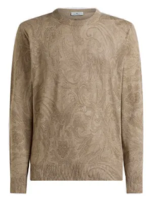 ETRO ジャカード セーター | ニュートラル | FARFETCH JP