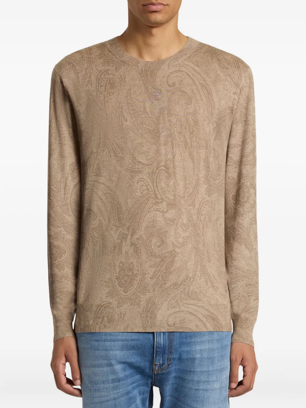 ETRO paisley-print sweater - Beige