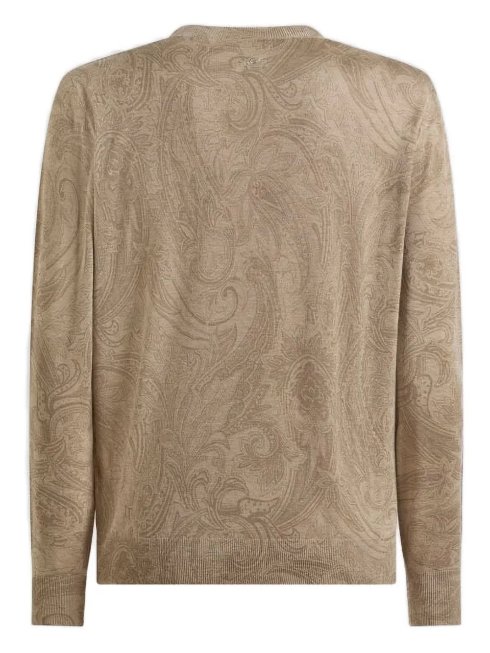 ETRO Trui met paisley-print Beige