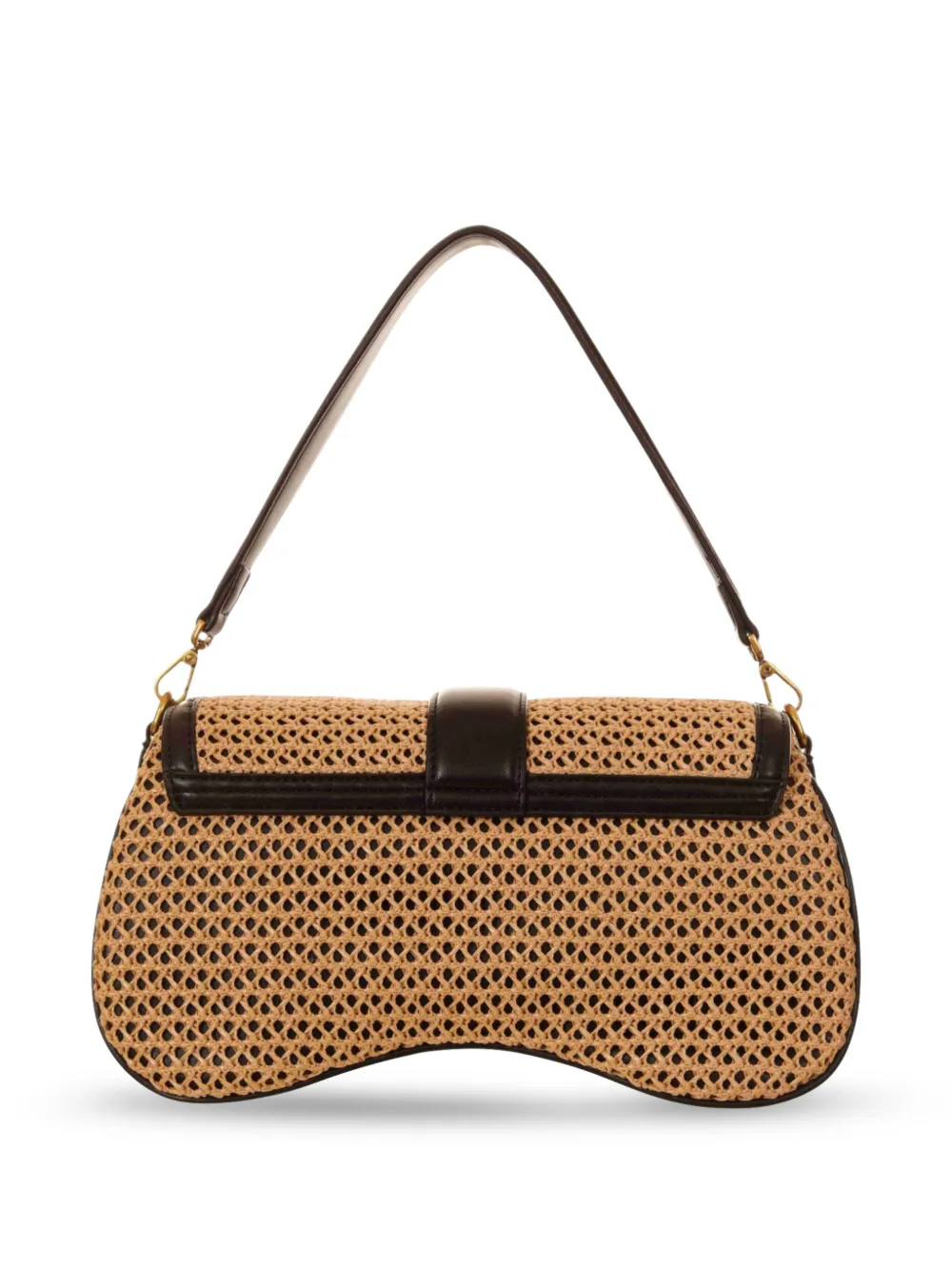 Just Cavalli Schoudertas met logo Beige