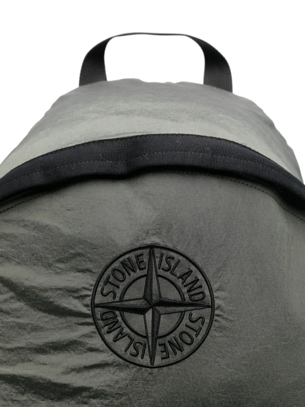 Stone Island Junior Rugzak met Compass patroon Groen