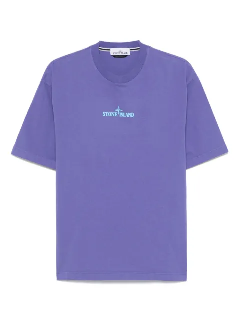 Stone Island playera con logo en relieve