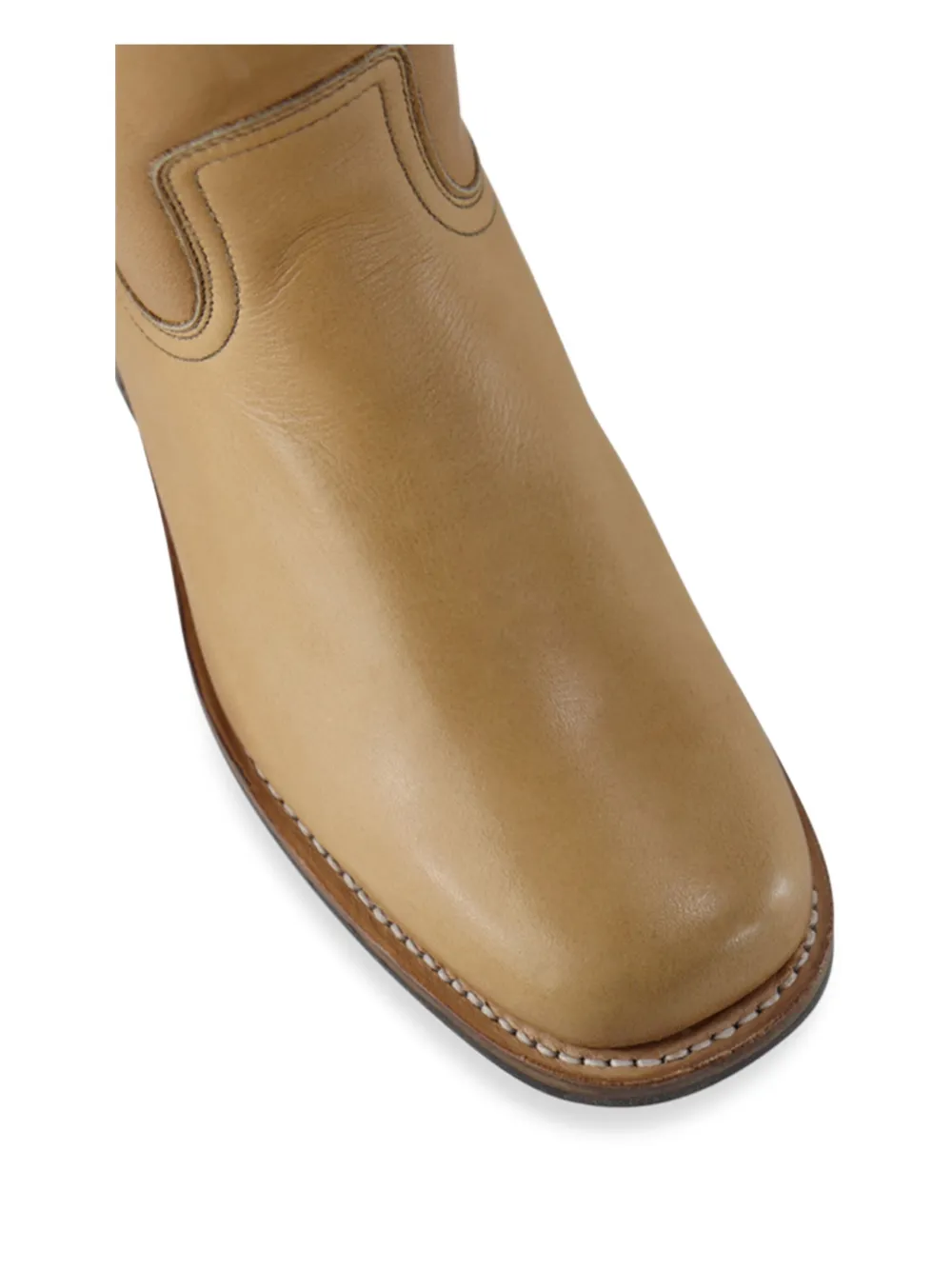 Notabene Achilla Knee-high Leather Boots In Neutrals