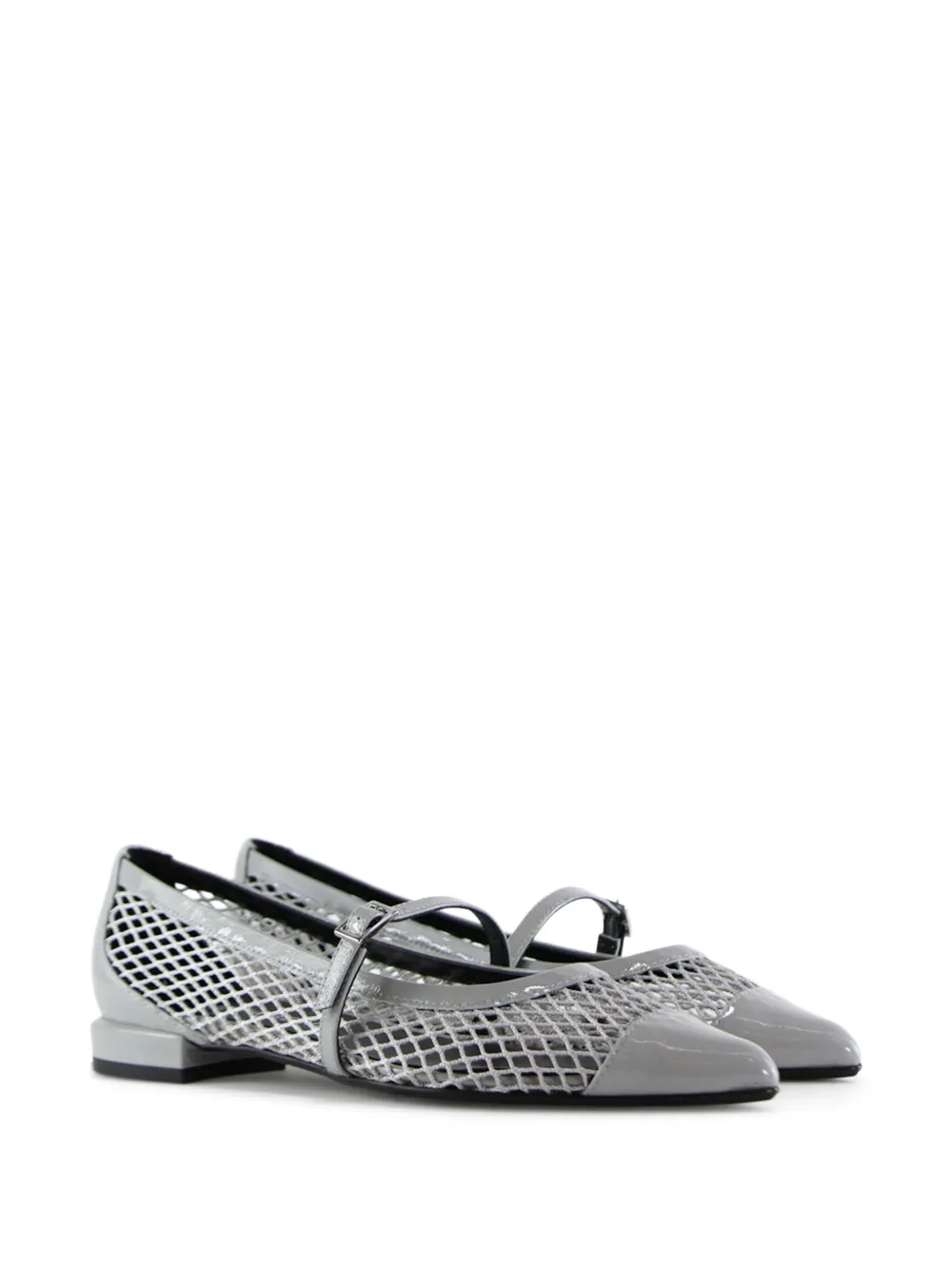 Notabene Pasqualina ballerina's met mesh Grijs